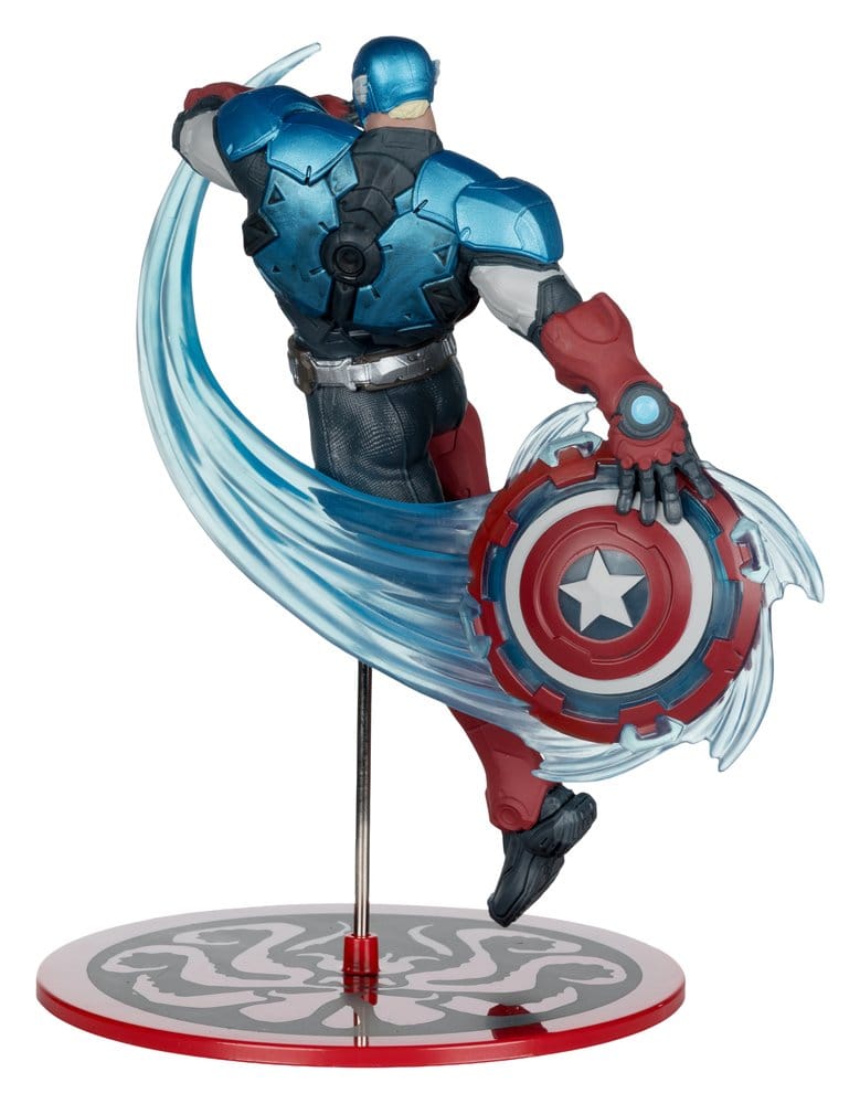 Marvel Rivals Collection 1/10 Action Figure Captain America 20 cm - MangaShop.ro