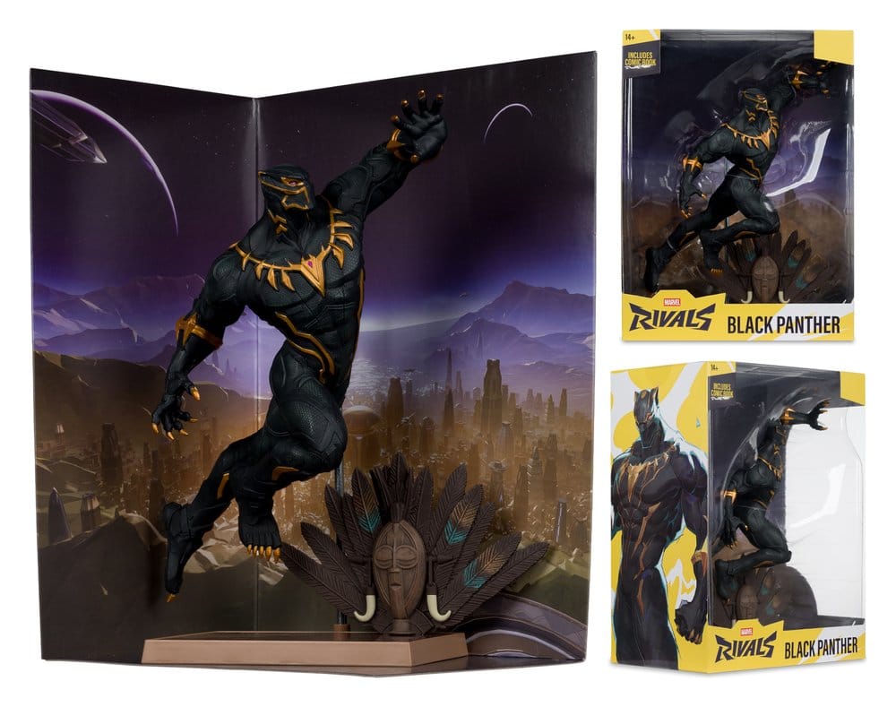 Marvel Rivals 1/6 Statue Black Panther 27 cm - MangaShop.ro