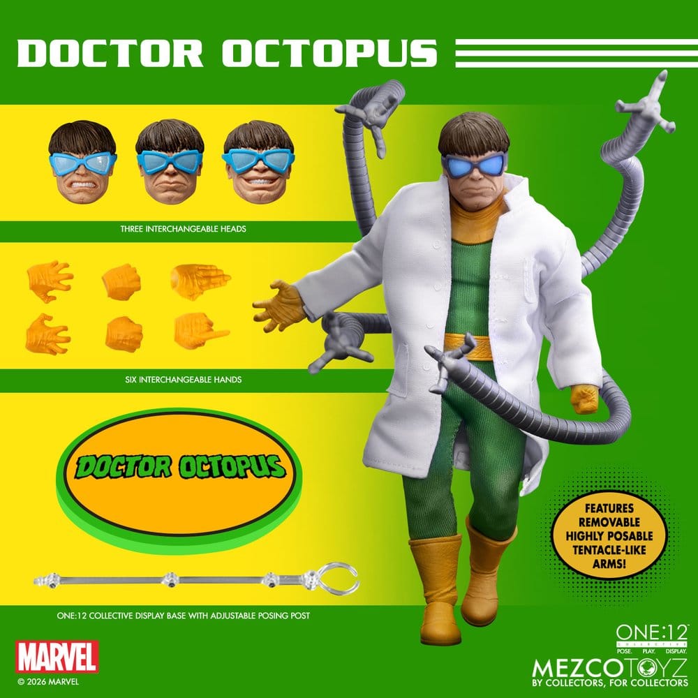 Marvel Comics One:12 Collective Action Figure 1/12 Doctor Octopus 16 cm - MangaShop.ro