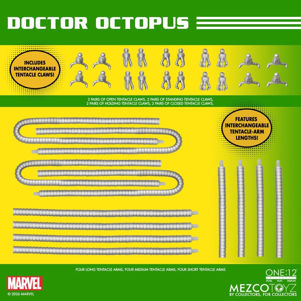 Marvel Comics One:12 Collective Action Figure 1/12 Doctor Octopus 16 cm - MangaShop.ro