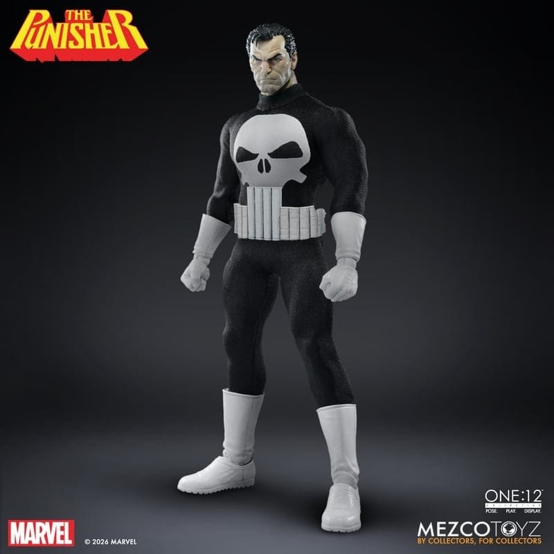 Marvel Comics One:12 Collective Action Figure 1/12 Punisher 17 cm - MangaShop.ro