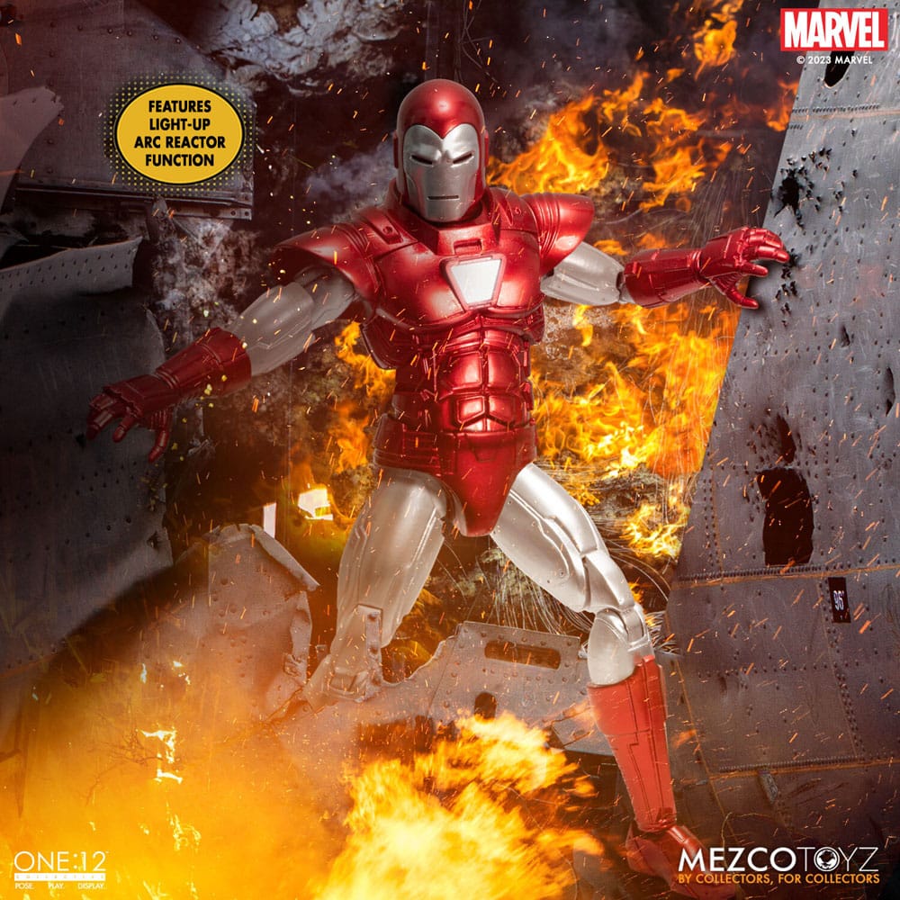 Marvel Action Figure 1/12 Iron Man (Silver Centurion Edition) 16 cm - MangaShop.ro