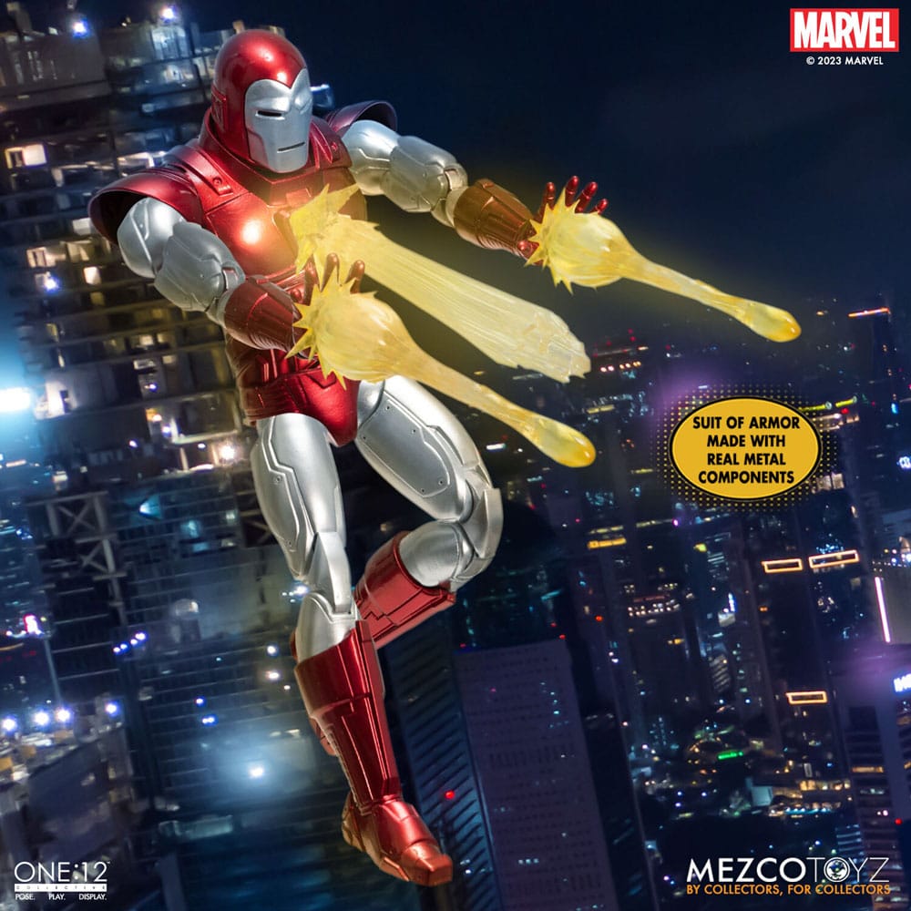 Marvel Action Figure 1/12 Iron Man (Silver Centurion Edition) 16 cm - MangaShop.ro