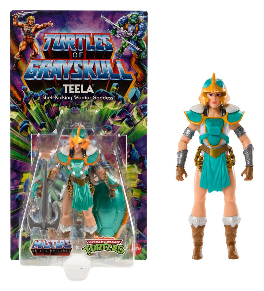 MOTU x TMNT: Turtles of Grayskull Action Figure Teela 14 cm - MangaShop.ro