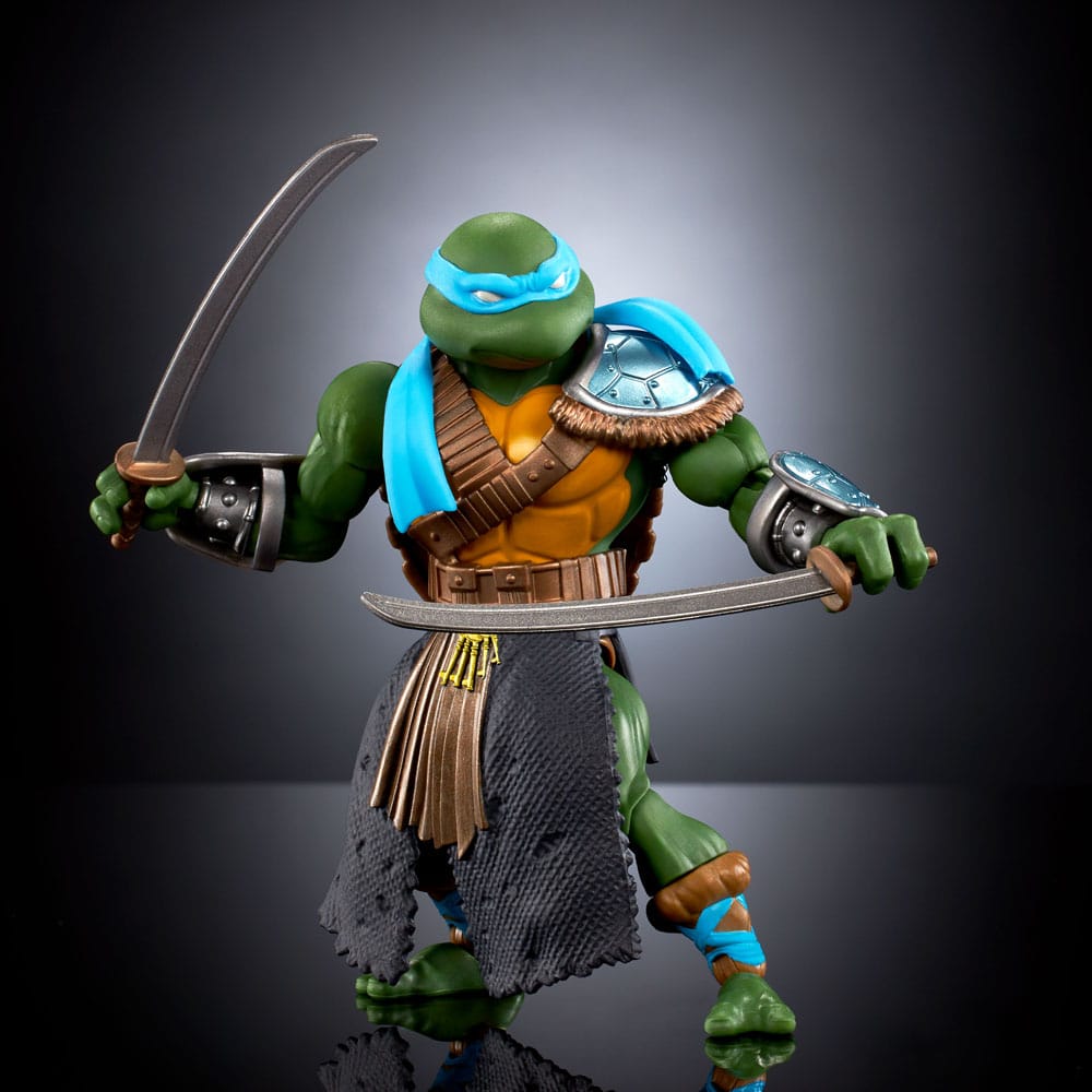 MOTU x TMNT: Turtles of Grayskull Action Figure Stealth Armor Leonardo 14 cm - MangaShop.ro