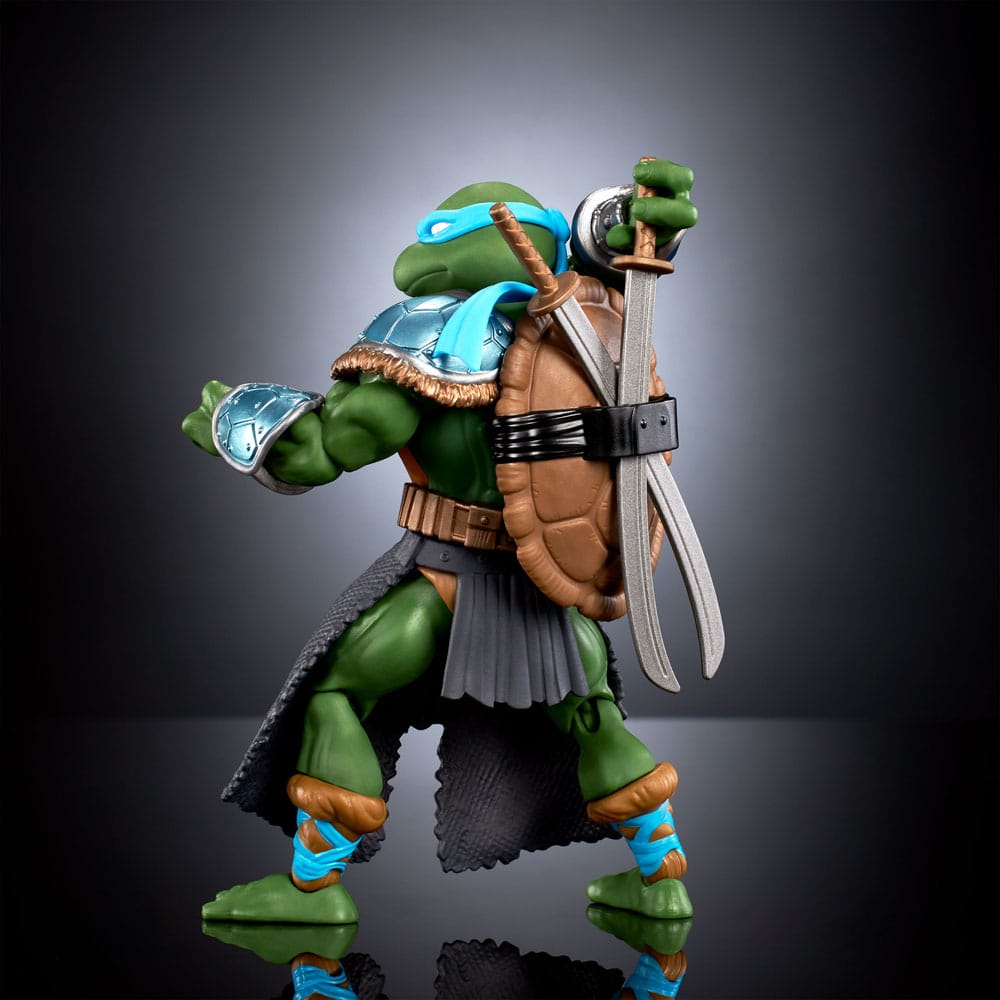 MOTU x TMNT: Turtles of Grayskull Action Figure Stealth Armor Leonardo 14 cm - MangaShop.ro