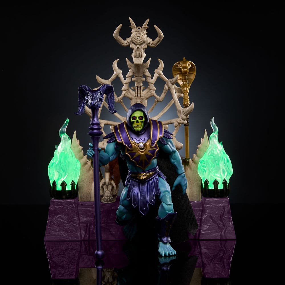 Masters of the Universe: New Eternia Masterverse Action Figure Skeletor & Throne 18 cm - MangaShop.ro