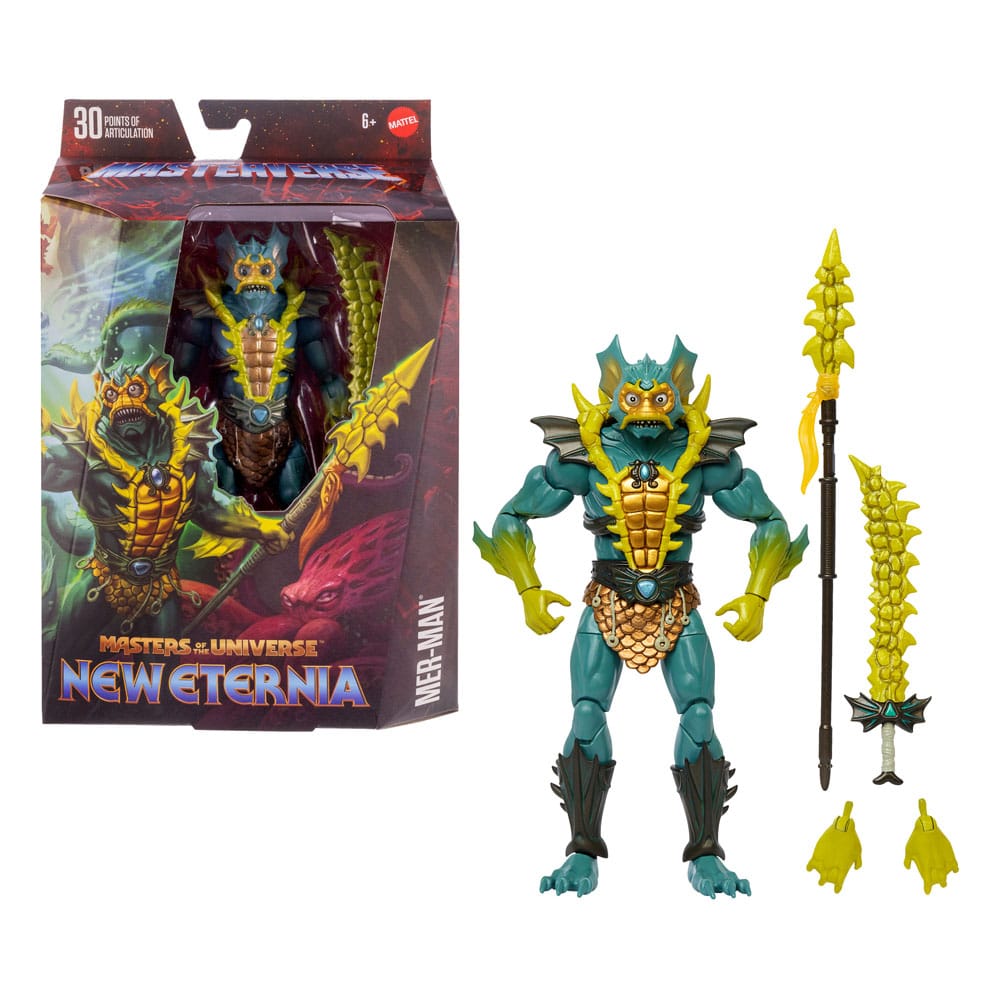 Masters of the Universe: New Eternia Masterverse Action Figure Mer-Man 18 cm - MangaShop.ro