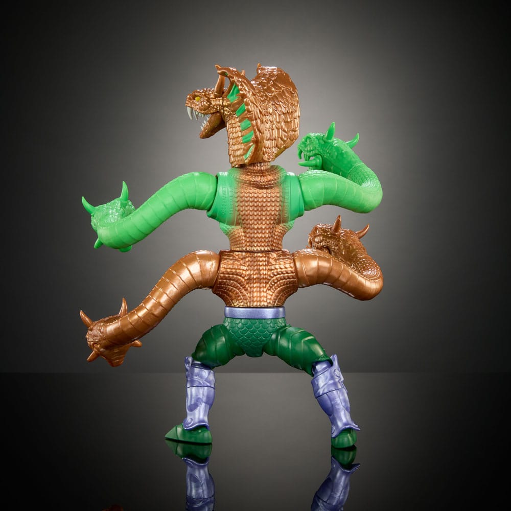 MOTU x TMNT: Turtles of Grayskull Deluxe Action Figure King Hiss 14 cm - MangaShop.ro