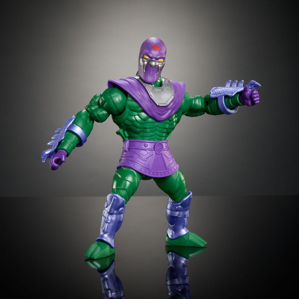 MOTU x TMNT: Turtles of Grayskull Deluxe Action Figure King Hiss 14 cm - MangaShop.ro
