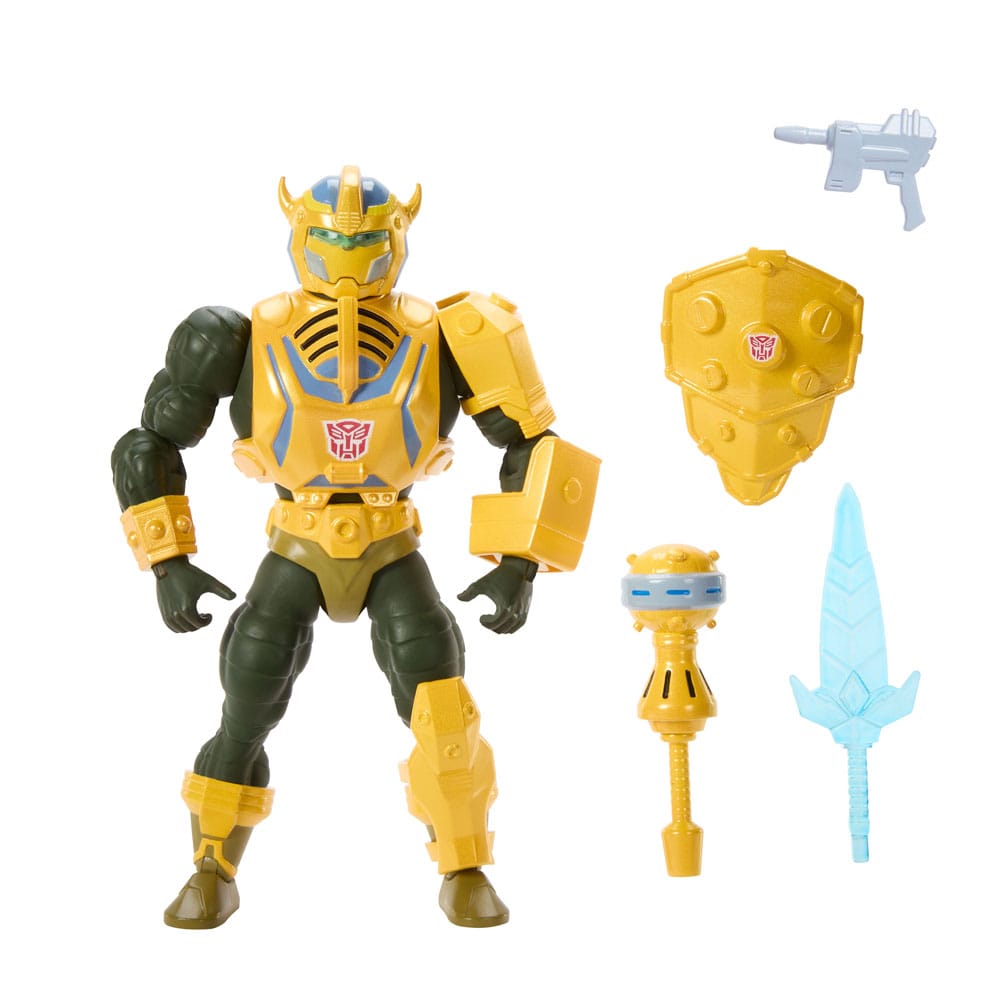 Masters of the Universe x Transformers Action Figure Bumblebee Armor Man-At-Arms heo European Exclusive 14 cm - MangaShop.ro