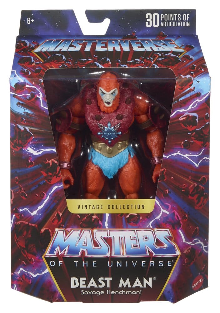 Masters of the Universe Masterverse Action Figure Vintage Collection: Beast Man 18 cm - MangaShop.ro