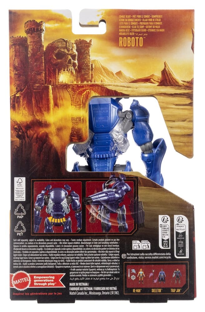 Masters of the Universe 2026 Movie Feature Action Figure Combat Ready Roboto 14 cm - MangaShop.ro