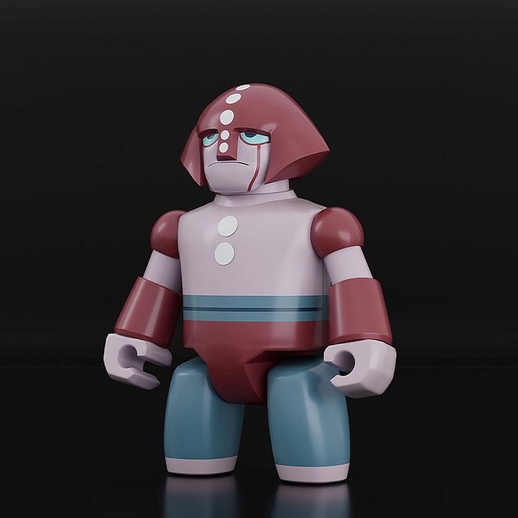 Mazinger Z Brickroid Action Figure Mechanical Beasts Set 1 5 cm - MangaShop.ro
