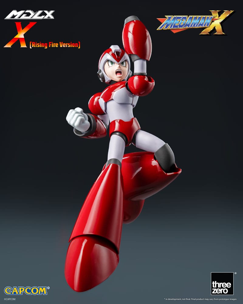 Mega Man MDLX Action Figure Rockman X / Mega Man X (Rising Fire Version) 12 cm - MangaShop.ro