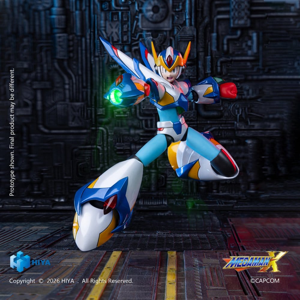 Mega Man X Exquisite Basic Series  Action Figure X Falcon Armor Version 15 cm - MangaShop.ro