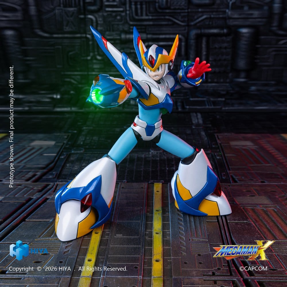 Mega Man X Exquisite Basic Series  Action Figure X Falcon Armor Version 15 cm - MangaShop.ro