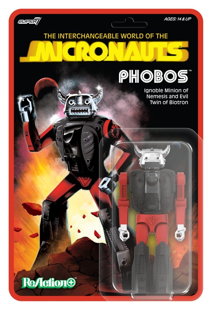 Micronauts ReAction+ Action Figure Wave 04 Phobos - MangaShop.ro