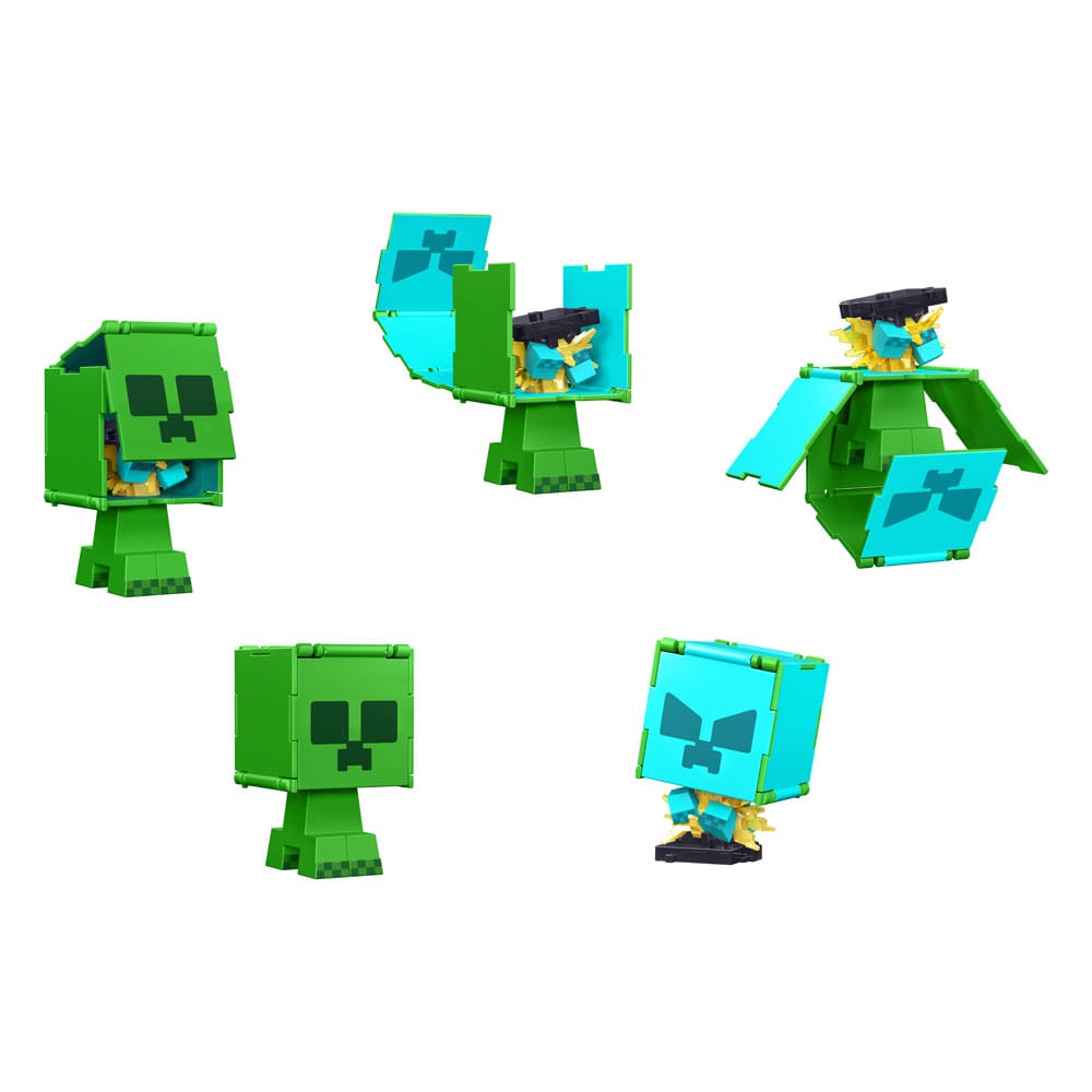 Minecraft Flippin Action Figure Creeper & Charged Creeper - MangaShop.ro