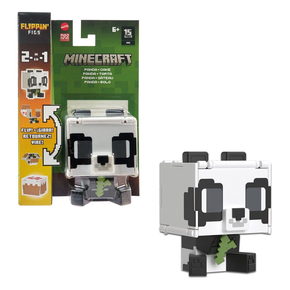 Minecraft Flippin Action Figure Panda & Cake - MangaShop.ro