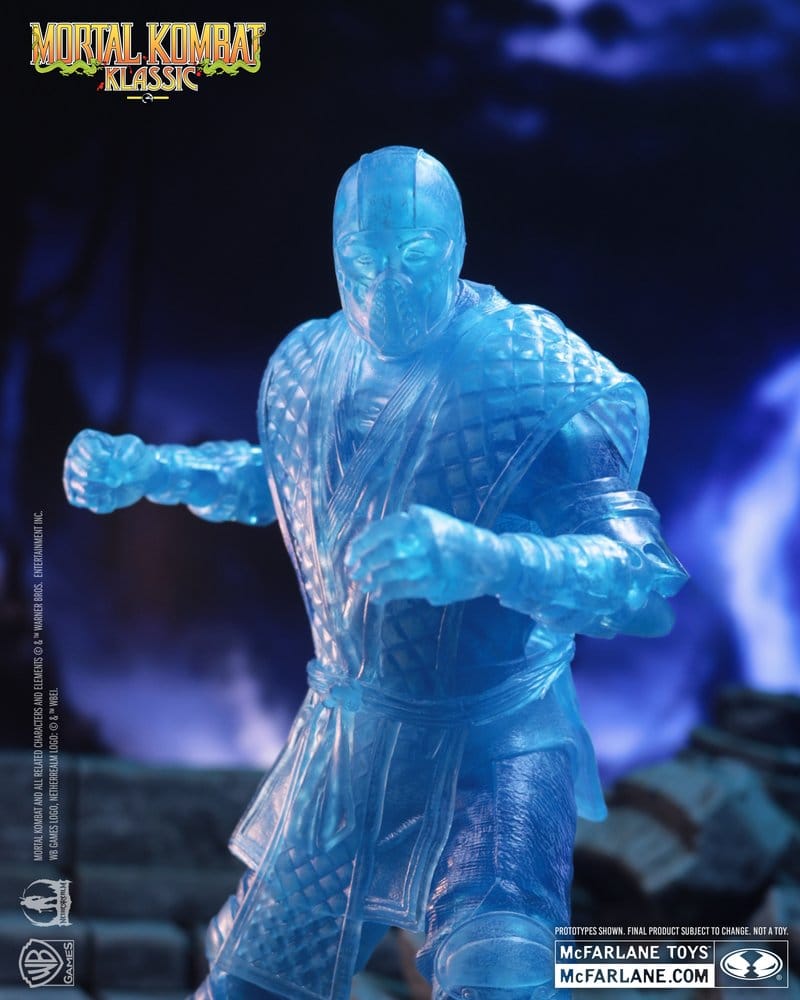 Mortal Kombat Klassic Action Figure Sub-Zero (Ice Clone) 18 cm - MangaShop.ro