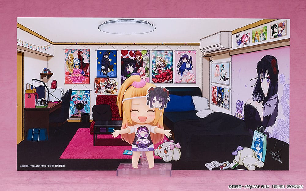 My Dress-Up Darling Nendoroid Action Figure Marin Kitagawa: Slippery Girls Full Graphic T-Shirt Ver. 10 cm - MangaShop.ro