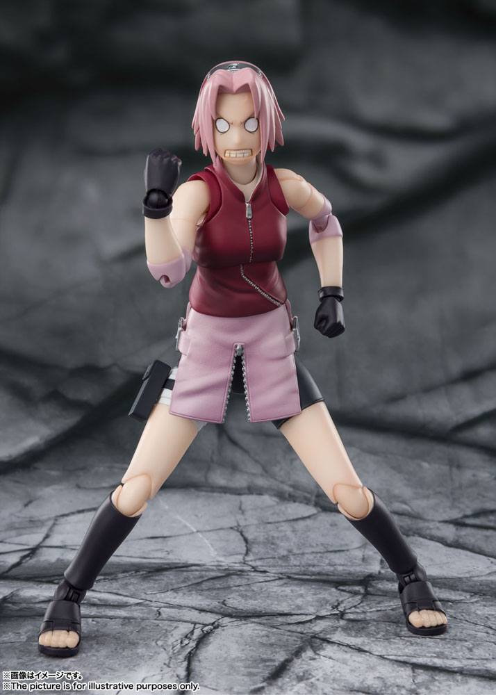 Naruto Shippuden S.H. Figuarts Action Figure Sakura Haruno -Inheritor of Tsunade's indominable will- 14 cm - MangaShop.ro