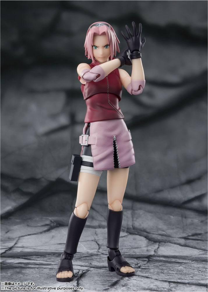 Naruto Shippuden S.H. Figuarts Action Figure Sakura Haruno -Inheritor of Tsunade's indominable will- 14 cm - MangaShop.ro
