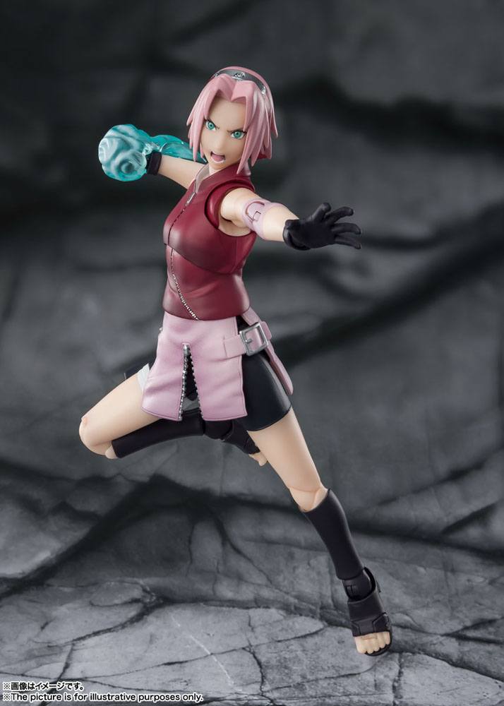 Naruto Shippuden S.H. Figuarts Action Figure Sakura Haruno -Inheritor of Tsunade's indominable will- 14 cm - MangaShop.ro