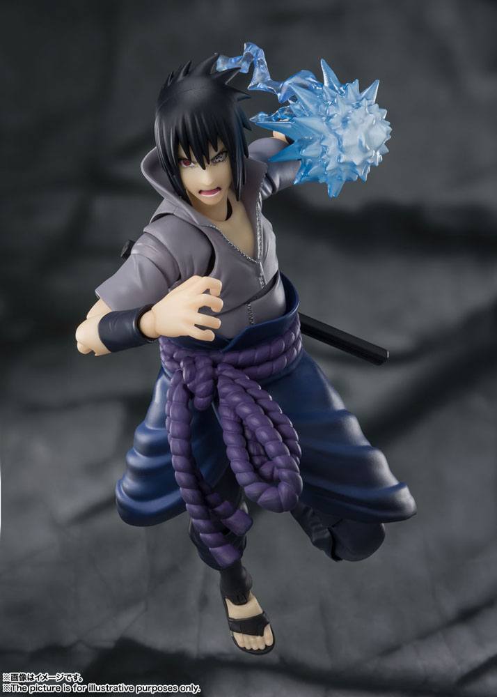 Naruto Shippuden S.H. Figuarts Action Figure Sasuke Uchiha -He who bears all Hatred- 15 cm - MangaShop.ro
