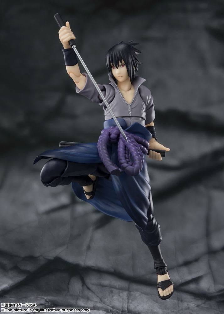 Naruto Shippuden S.H. Figuarts Action Figure Sasuke Uchiha -He who bears all Hatred- 15 cm - MangaShop.ro