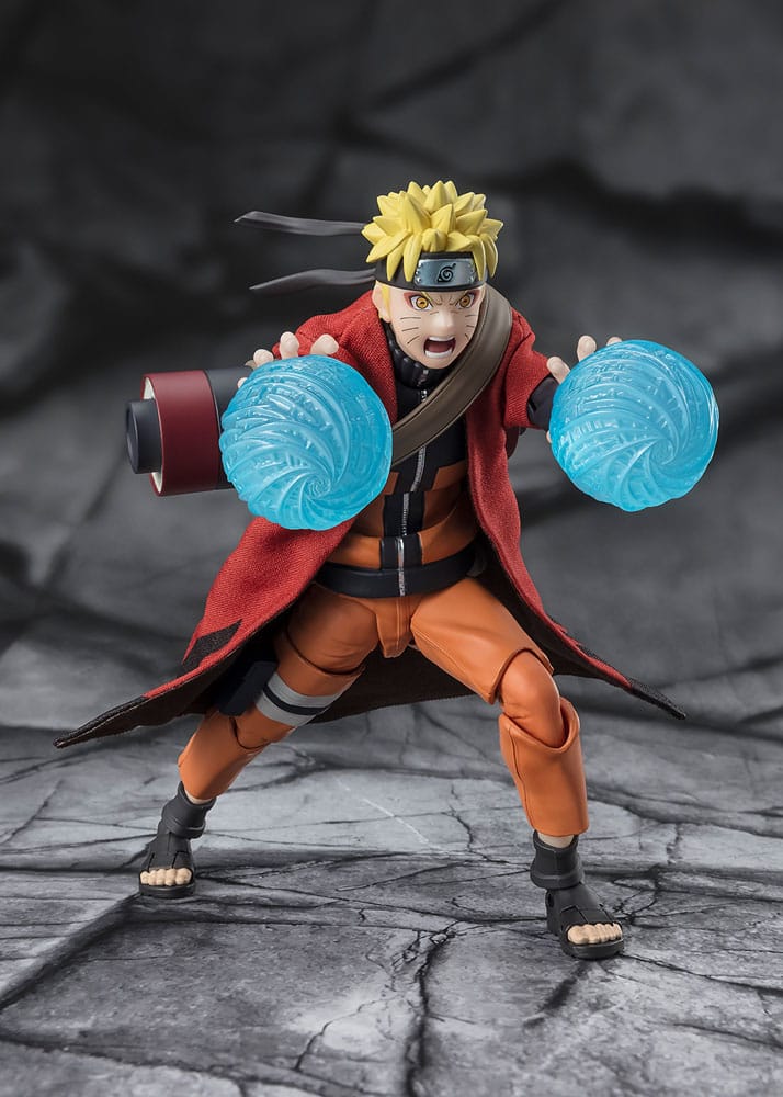 Naruto Shippuden S.H. Figuarts Action Figure Naruto Uzumaki (Sage Mode) - Savior of Konoha 15 cm - MangaShop.ro