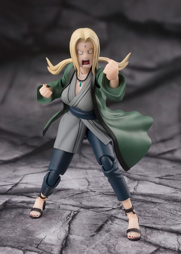 Naruto S.H.Figuarts Action Figure Tsunade The legendary Medical Ninja 14 cm - MangaShop.ro