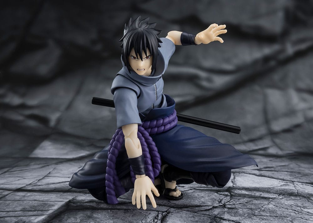 Naruto S.H.Figuarts Action Figure Sasuke Uchiha Solitary Shinobi 15 cm - MangaShop.ro