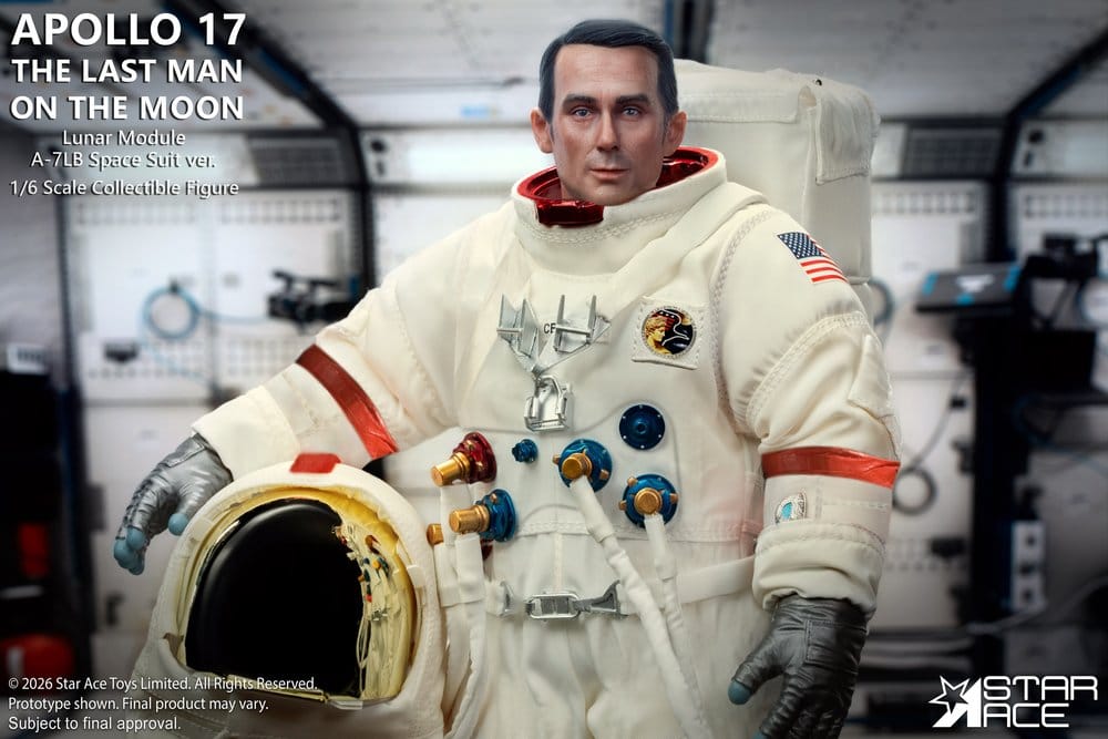 NASA Apollo 17 Action Figure 1/6 The Last Man on the Moon 30 cm - MangaShop.ro