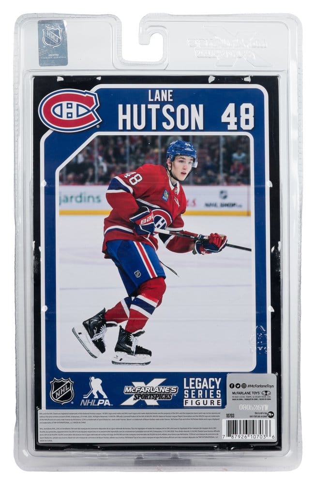 NHL McFarlane SportsPicks Action Figure Lane Hutson (Montreal Canadiens Heritage Classic) 18 cm - MangaShop.ro