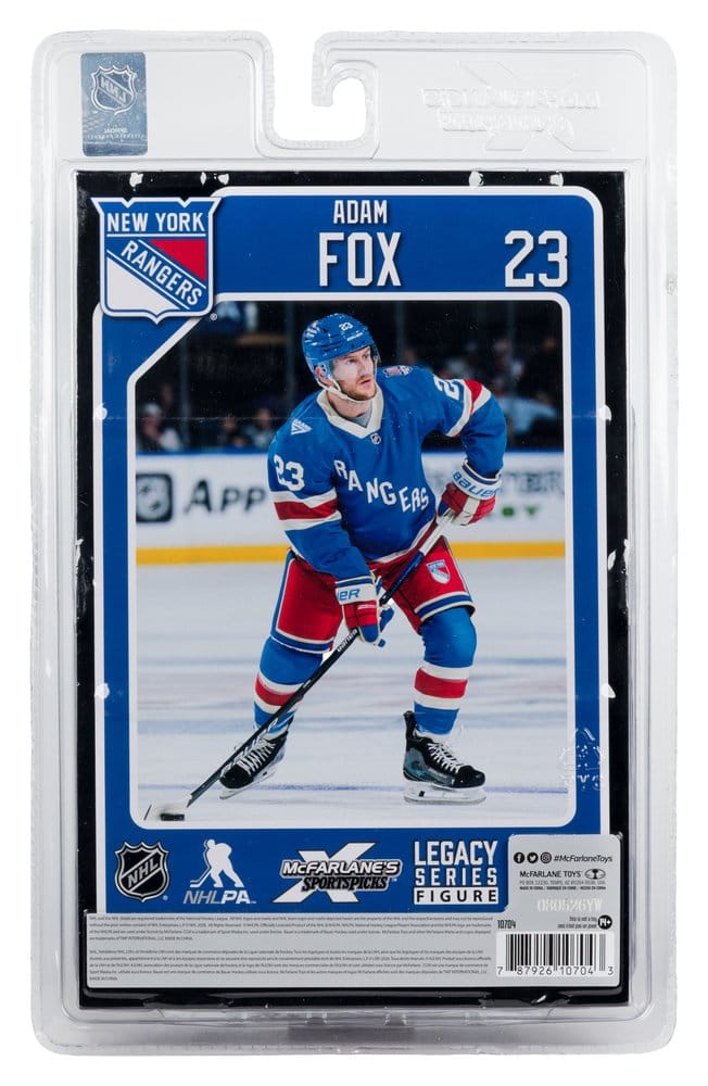NHL McFarlane SportsPicks Action Figure Adam Fox (New York Rangers Centennial) 18 cm - MangaShop.ro