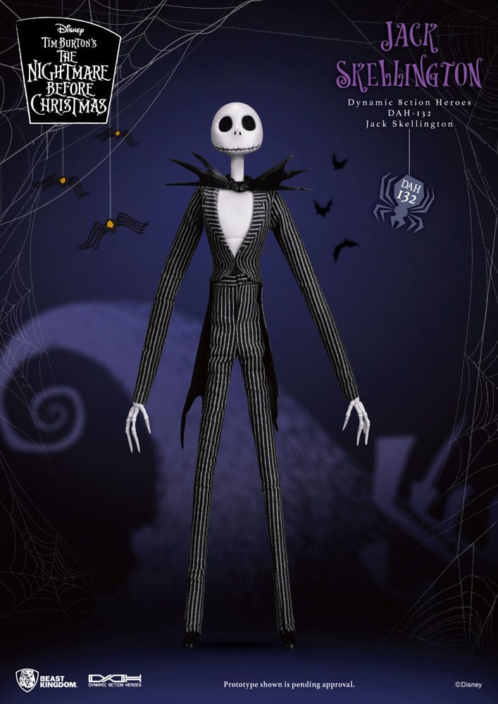 Nightmare before Christmas Dynamic 8ction Heroes Action Figure 1/9 Jack 21 cm - MangaShop.ro