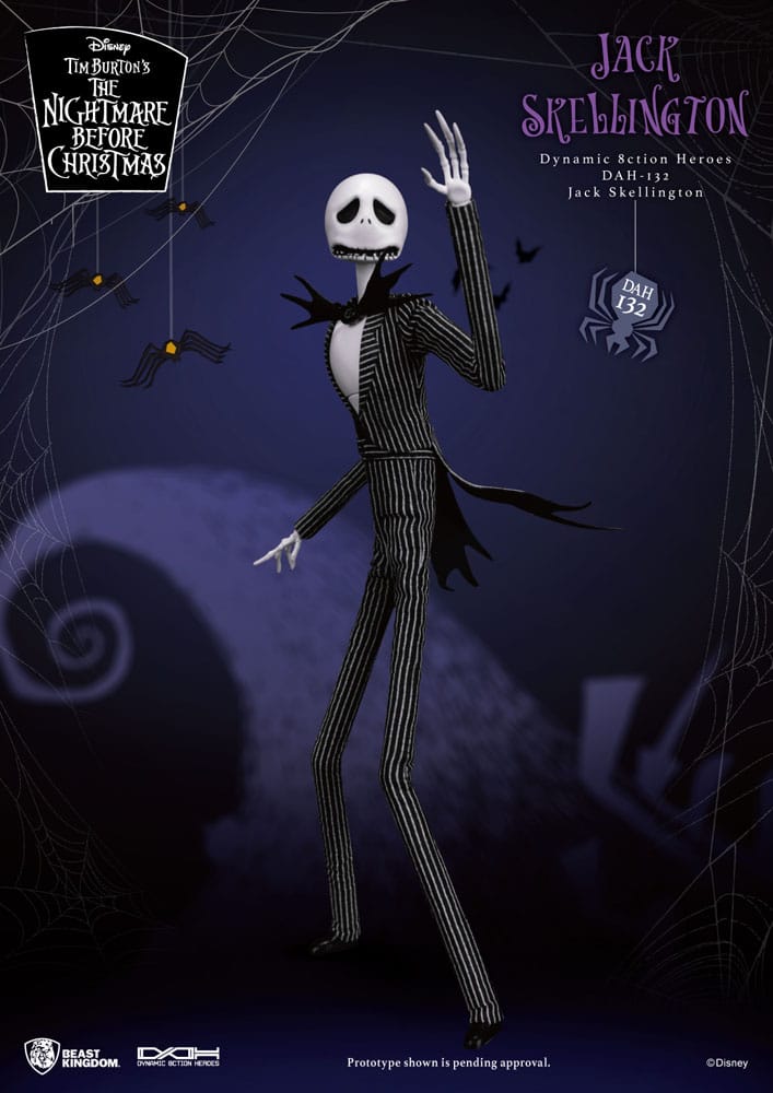 Nightmare before Christmas Dynamic 8ction Heroes Action Figure 1/9 Jack 21 cm - MangaShop.ro