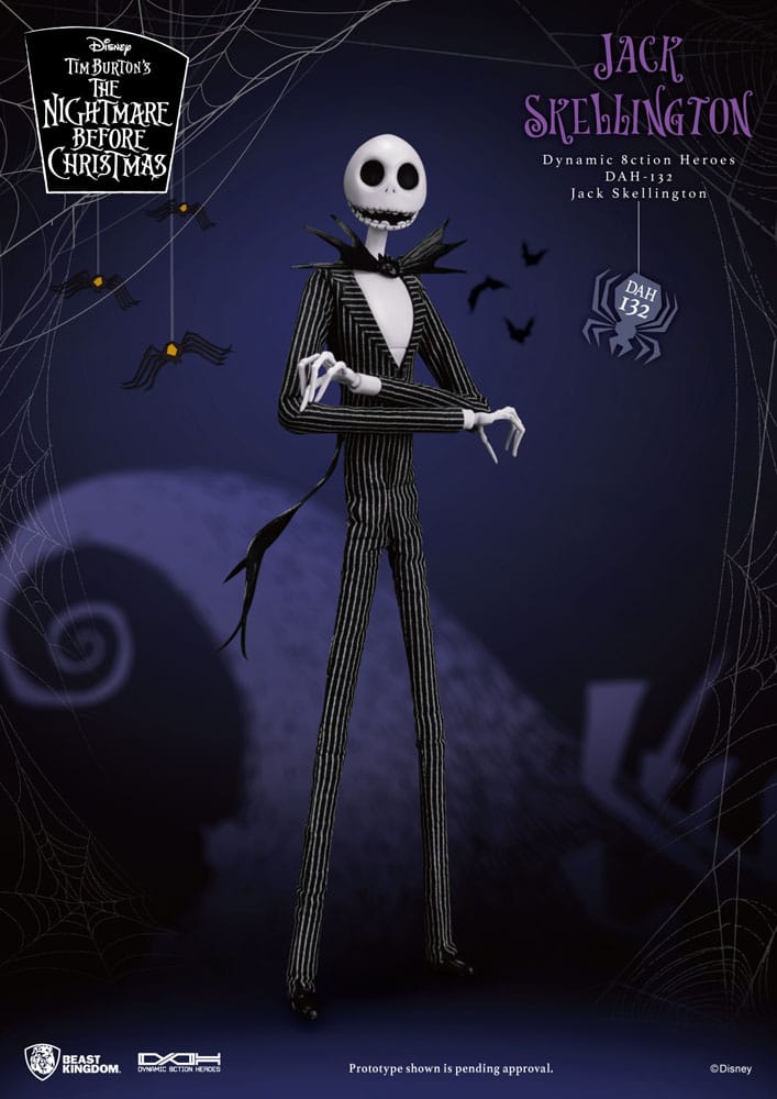 Nightmare before Christmas Dynamic 8ction Heroes Action Figure 1/9 Jack 21 cm - MangaShop.ro