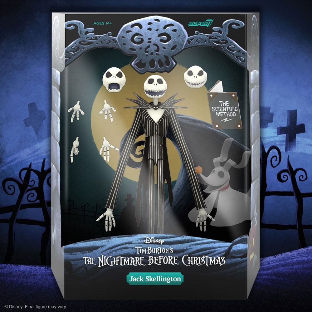 Nightmare Before Christmas Disney Ultimates Action Figure Jack Skellington 18 cm - MangaShop.ro