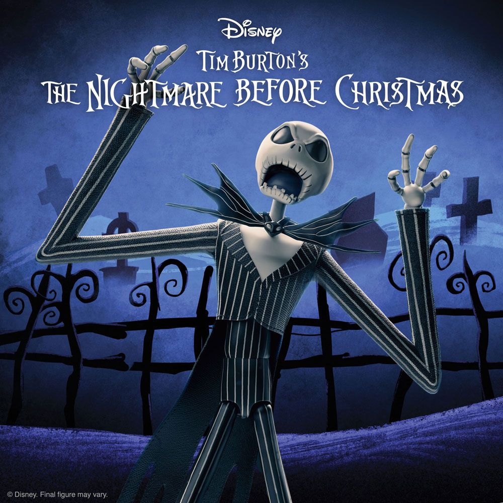 Nightmare Before Christmas Disney Ultimates Action Figure Jack Skellington 18 cm - MangaShop.ro