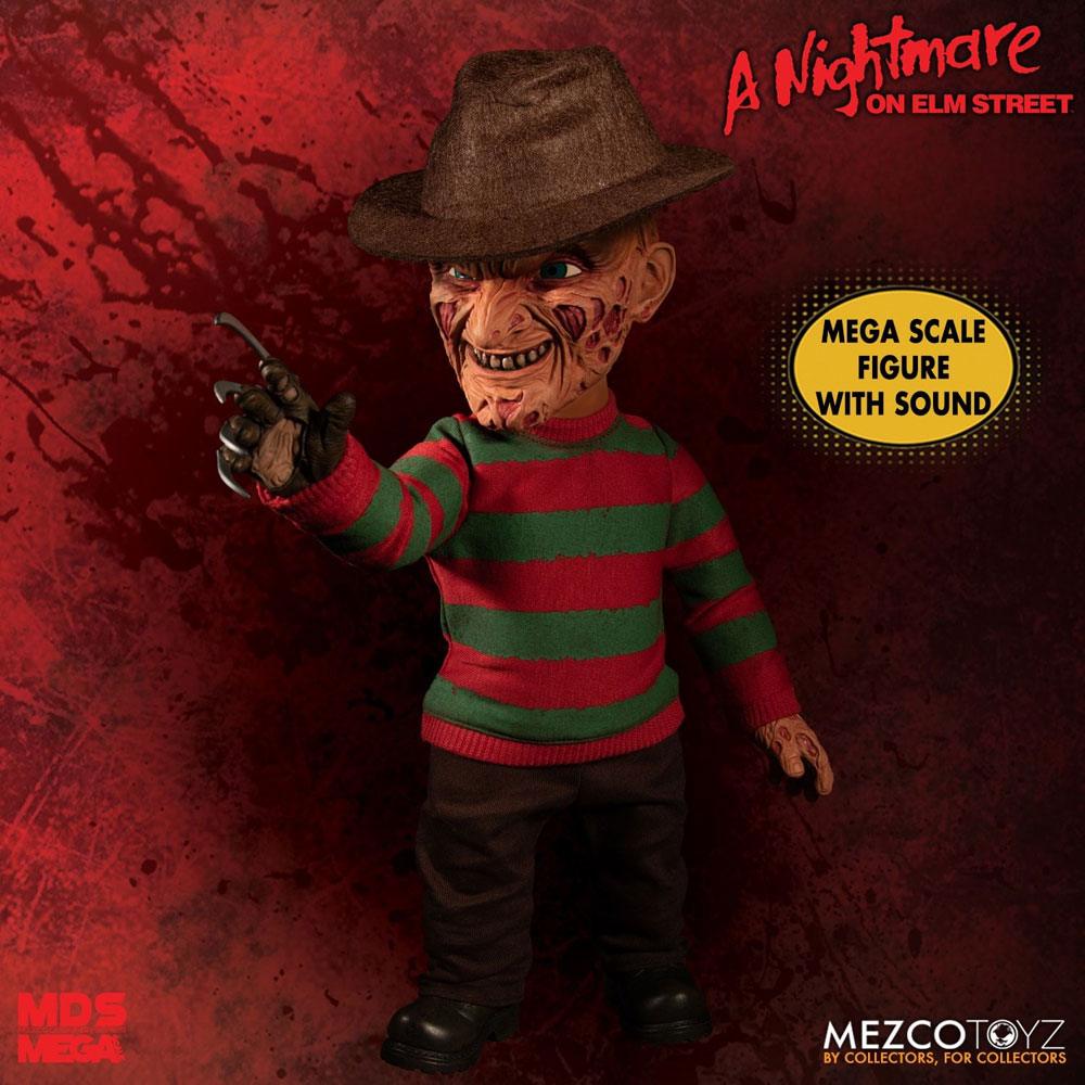 Nightmare On Elm Street Mega Scale Talking Action Figure Freddy Krueger 38 cm - MangaShop.ro
