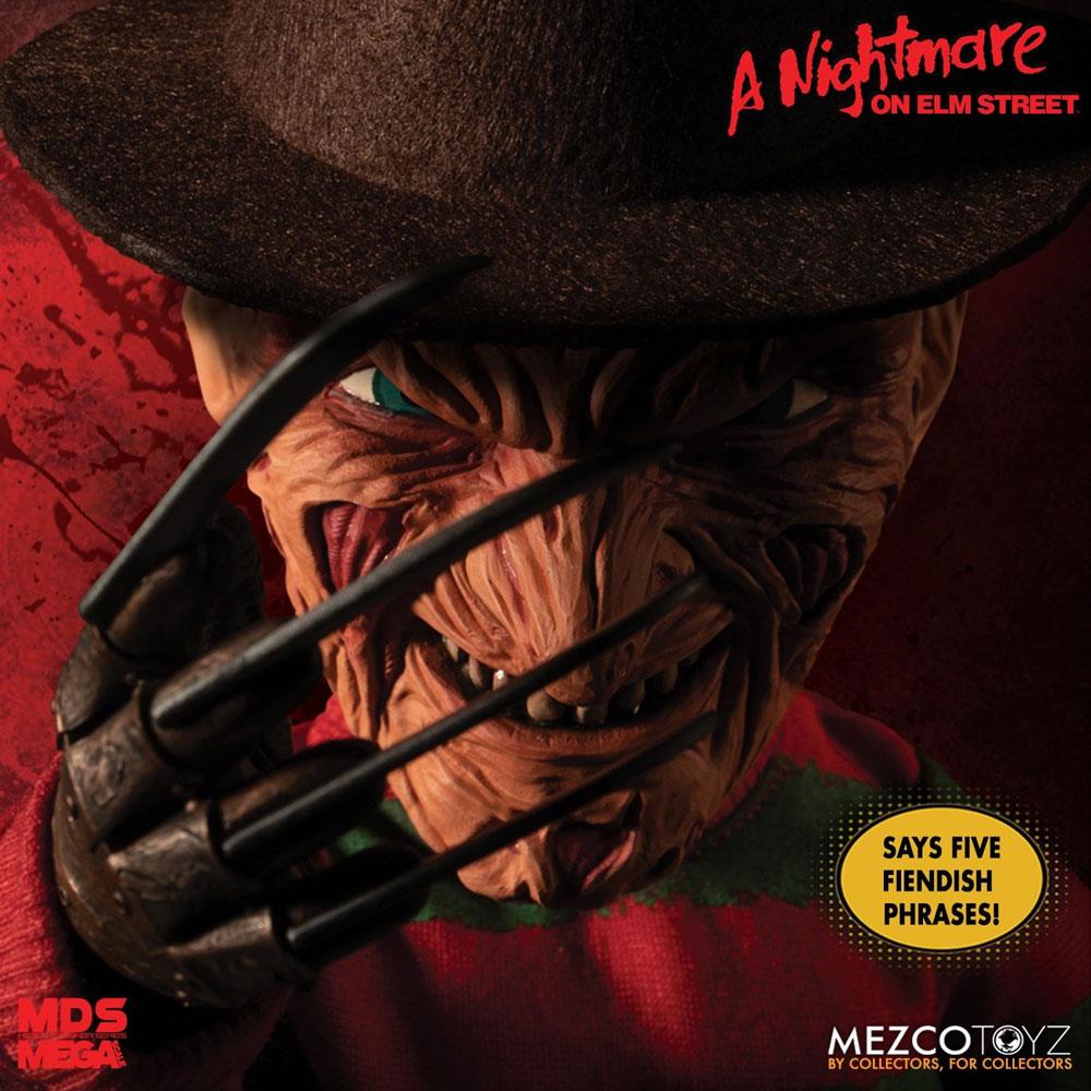 Nightmare On Elm Street Mega Scale Talking Action Figure Freddy Krueger 38 cm - MangaShop.ro