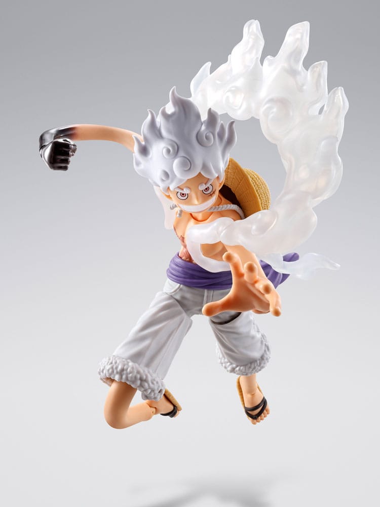 One Piece S.H.Figuarts Action Figure Monkey D. Luffy Gear 5 -Future Island Egghead- 15 cm - MangaShop.ro