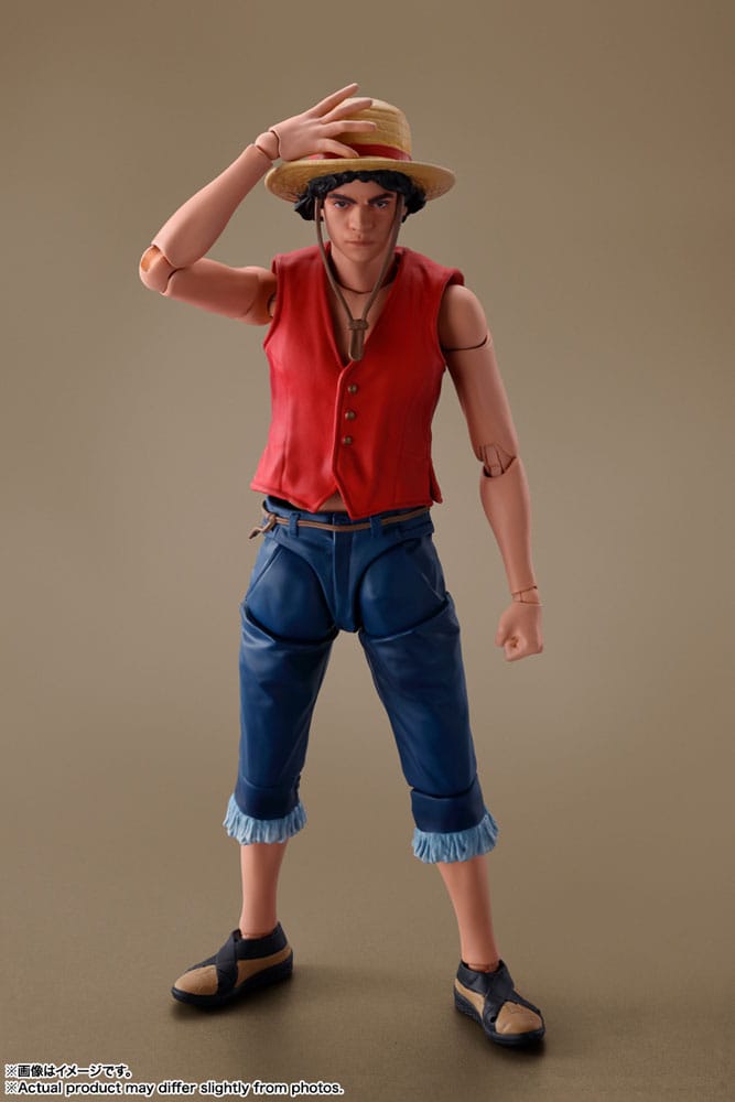 One Piece S.H. Figuarts Action Figure Monkey D. Luffy (Netflix) 14 cm - MangaShop.ro