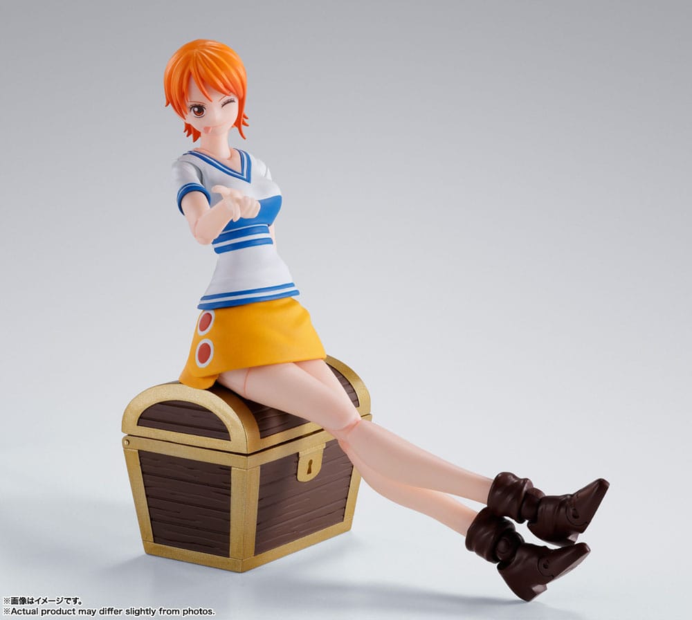 One Piece S.H. Figuarts Action Figure Nami Romance Dawn 14 cm - MangaShop.ro