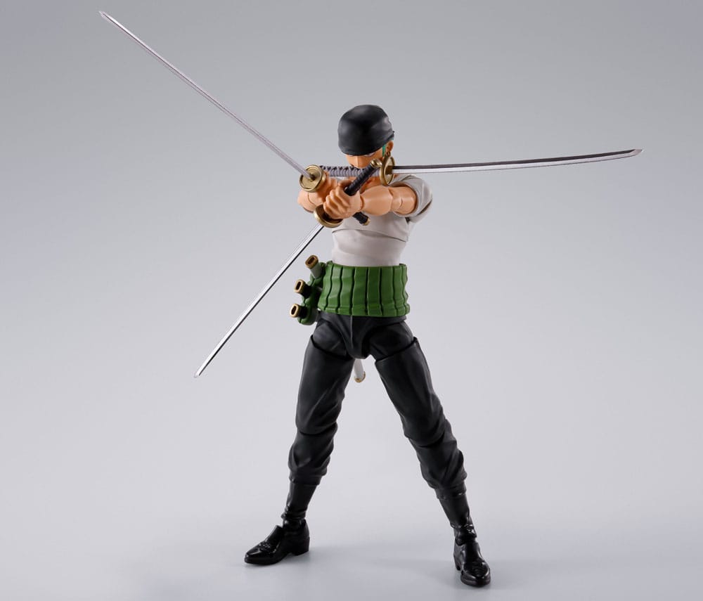 One Piece S.H.Figuarts Action Figure Roronoa Zoro Romance Dawn Ver. 15 cm - MangaShop.ro