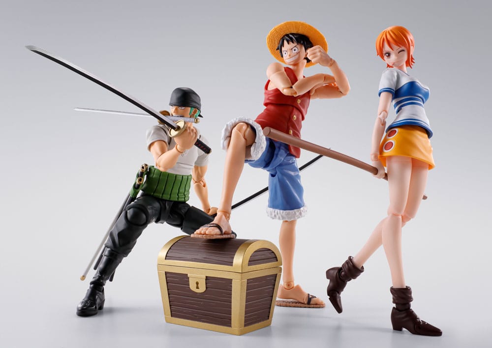 One Piece S.H.Figuarts Action Figure Roronoa Zoro Romance Dawn Ver. 15 cm - MangaShop.ro
