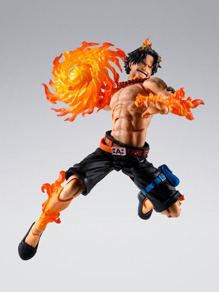 One Piece S.H. Figuarts Action Figure Portgas D. Ace -Marineford- 16 cm - MangaShop.ro